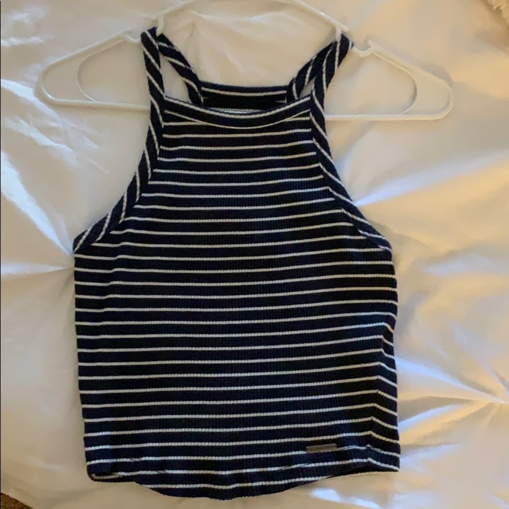 Striped crop top